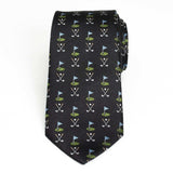 Golf Course Black Silk Men's Tie - Cufflinks.com - Flyclothing LLC
