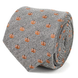 Holiday Pumpkin Herringbone Tie - Cufflinks.com - Flyclothing LLC