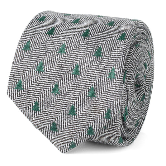 Holiday Tree Herringbone Tie - Cufflinks.com - Flyclothing LLC