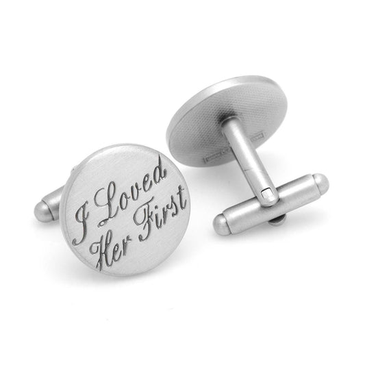Wedding Series I Loved Her First Cufflinks - Cufflinks.com - Flyclothing LLC