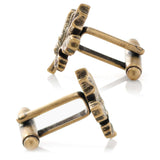 Maple Leaf 3D Cufflinks - Cufflinks.com - Flyclothing LLC