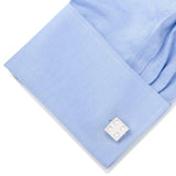 Silver Building Block Cufflinks - Cufflinks.com - Flyclothing LLC