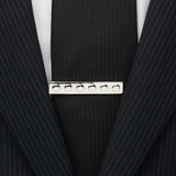 Silver Building Block Tie Bar - Cufflinks.com - Flyclothing LLC