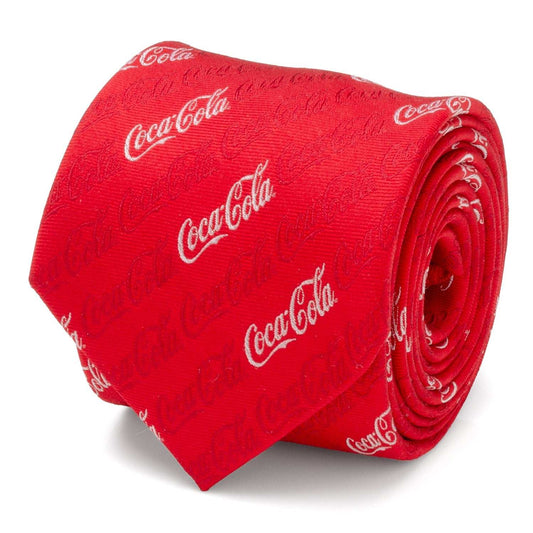 Coca-Cola Logo Red Men's Tie - Cufflinks.com - Flyclothing LLC