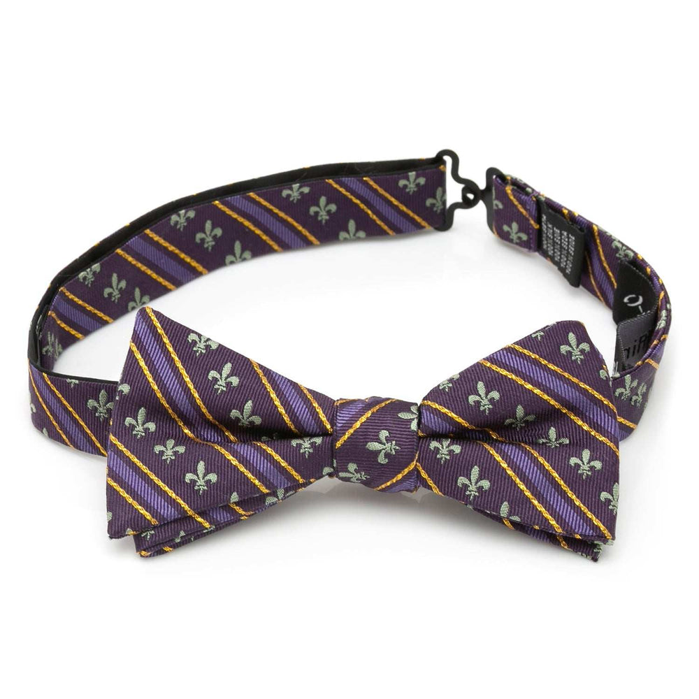 Mardi Gras Stripe Bow Tie - Cufflinks.com - Flyclothing LLC