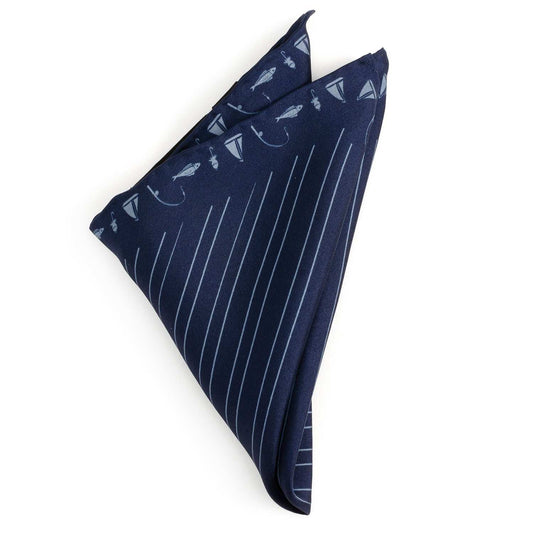 Nautical Blue Pocket Square - Cufflinks.com - Flyclothing LLC