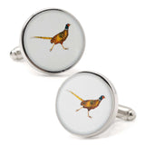 Pheasant Bird Cufflinks - Cufflinks.com - Flyclothing LLC