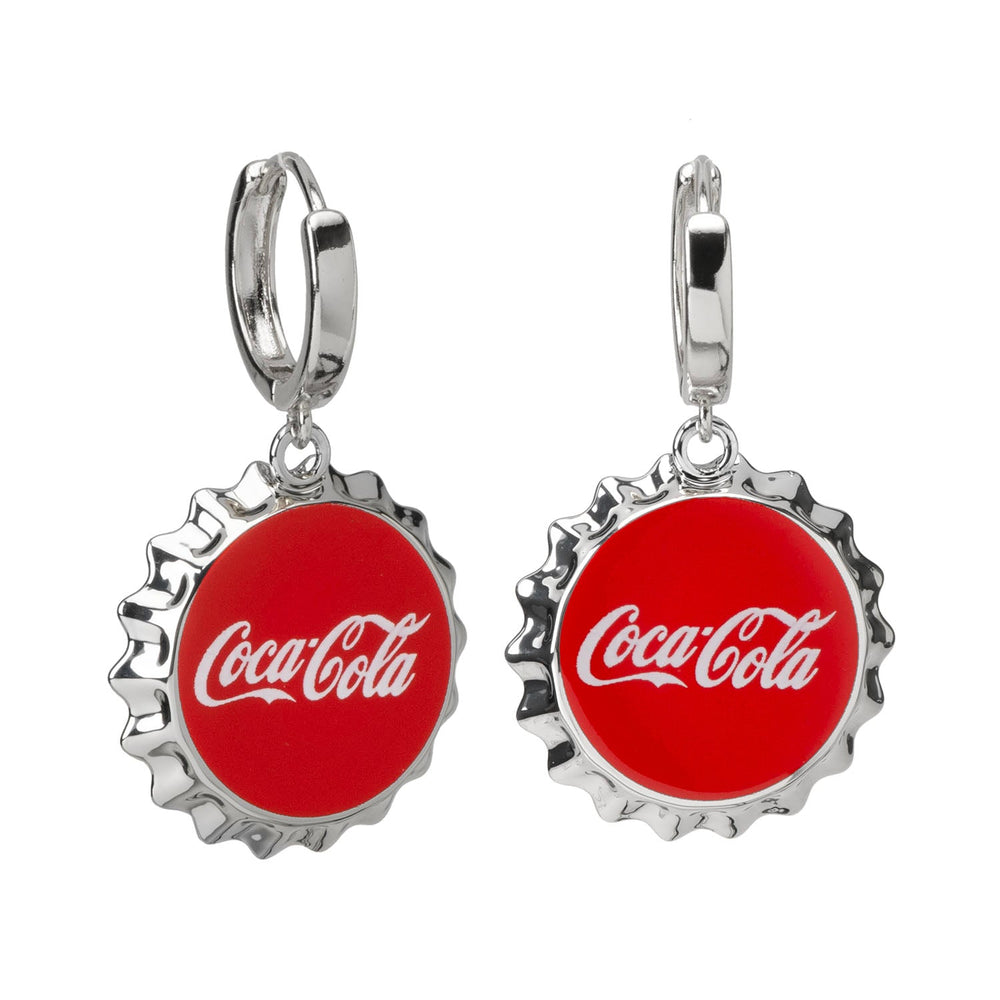 Coca-Cola Red Bottle Cap Earrings - Cufflinks.com - Flyclothing LLC
