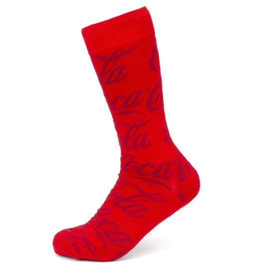 Coca-Cola Red Logo Dress Socks - Cufflinks.com - Flyclothing LLC