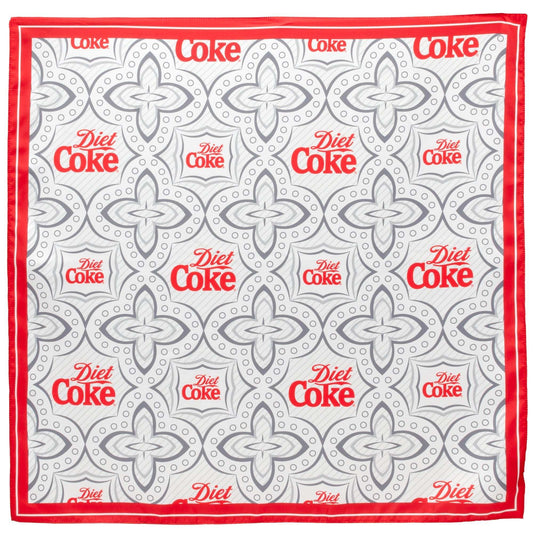 Diet Coke Satin Grey Scarf - Cufflinks.com - Flyclothing LLC
