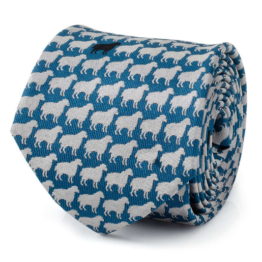 Black Sheep Blue Silk Men's Tie - Cufflinks.com - Flyclothing LLC