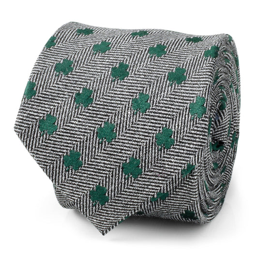 Herringbone Shamrock Men's Tie - Cufflinks.com - Flyclothing LLC