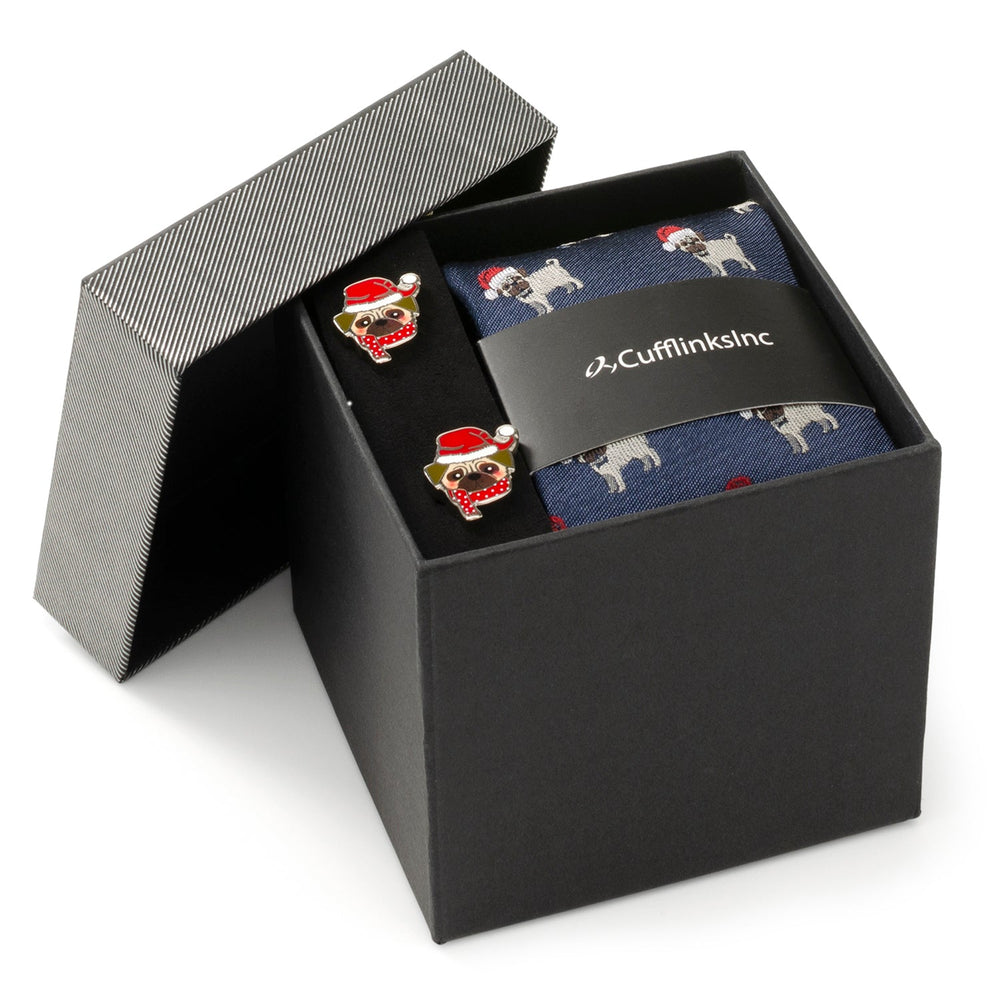 Santa Pug Gift Set - Cufflinks.com - Flyclothing LLC