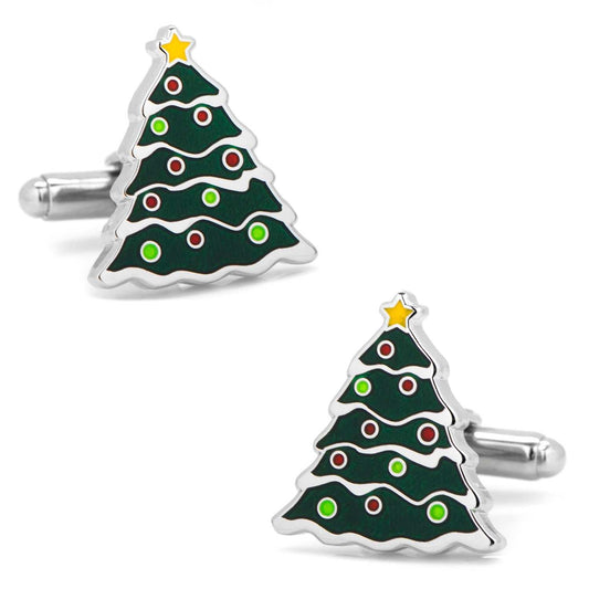 Christmas Tree Cufflinks - Cufflinks.com - Flyclothing LLC