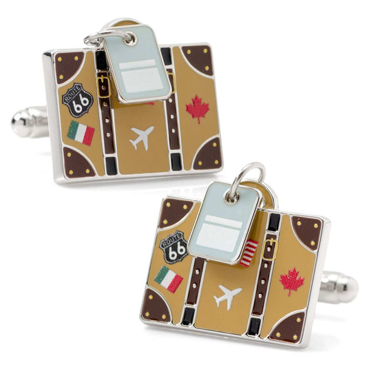 Traveler Suitcase Cufflinks - Cufflinks.com - Flyclothing LLC