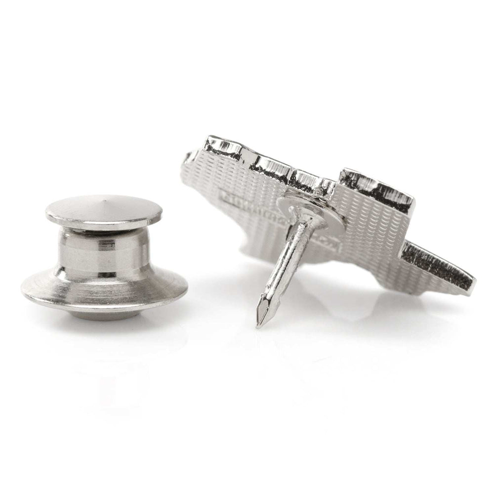 Silver Texas Cufflinks and Lapel Pin Gift Set - Cufflinks.com - Flyclothing LLC