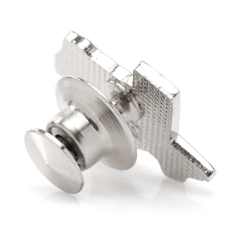 Silver Texas Cufflinks and Lapel Pin Gift Set - Cufflinks.com - Flyclothing LLC