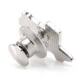 Silver Texas Cufflinks and Lapel Pin Gift Set - Cufflinks.com - Flyclothing LLC