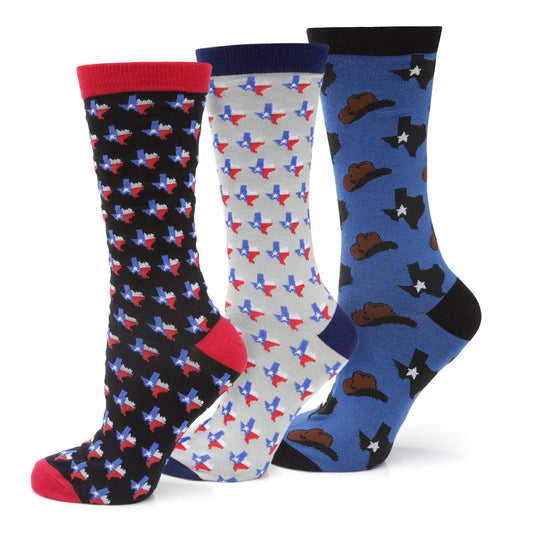 Texas Strong 3 Pack Socks Gift Set - Cufflinks.com - Flyclothing LLC