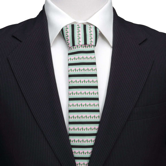 Texas Cactus Stripe Sage Men’s Tie - Cufflinks.com - Flyclothing LLC