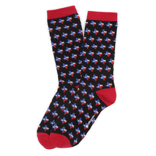 Texas State Black Sock - Cufflinks.com - Flyclothing LLC