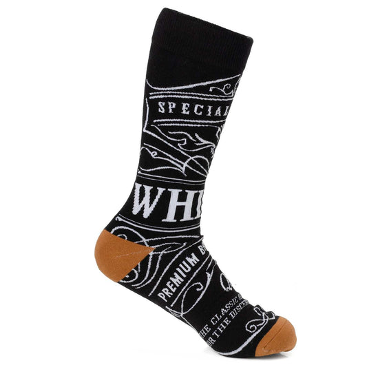 Whiskey Original Black Men's Socks - Cufflinks.com - Flyclothing LLC