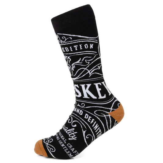 Whiskey Original Black Men's Socks - Cufflinks.com - Flyclothing LLC