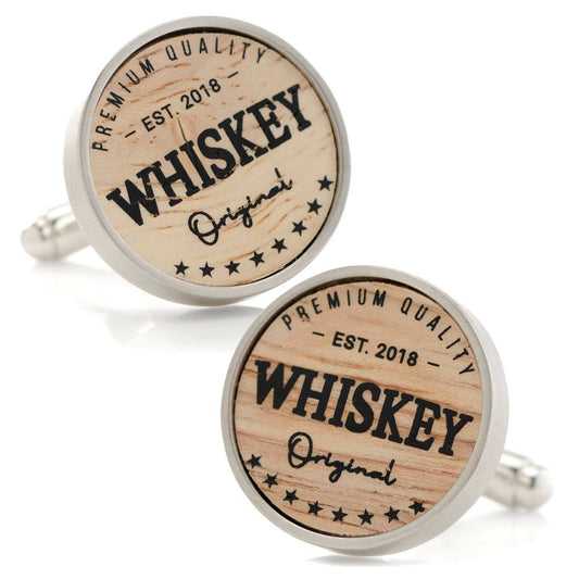 Whiskey Barrel Cufflinks - Cufflinks.com - Flyclothing LLC