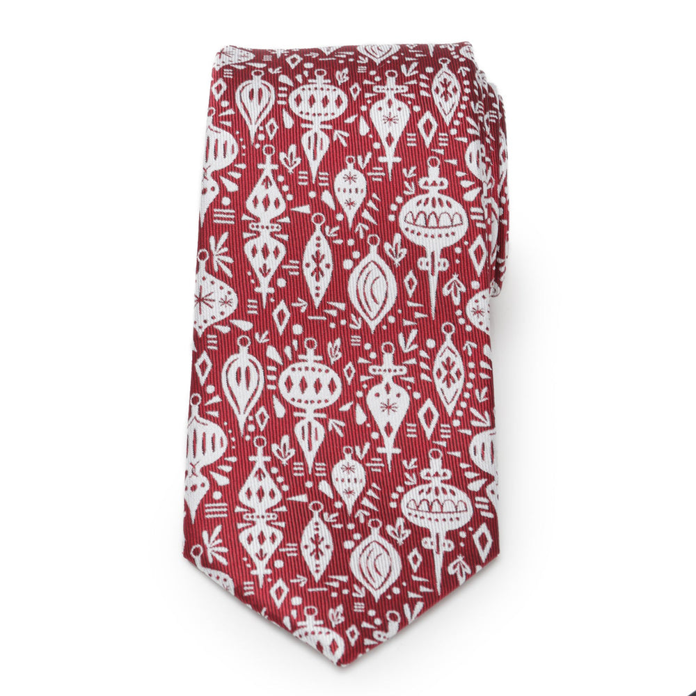 Christmas Wrap Red Men's Tie - Cufflinks.com - Flyclothing LLC