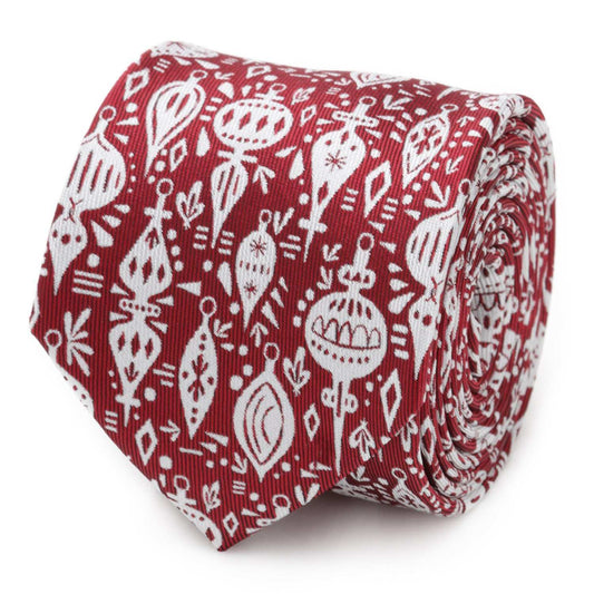 Christmas Wrap Red Men's Tie - Cufflinks.com - Flyclothing LLC