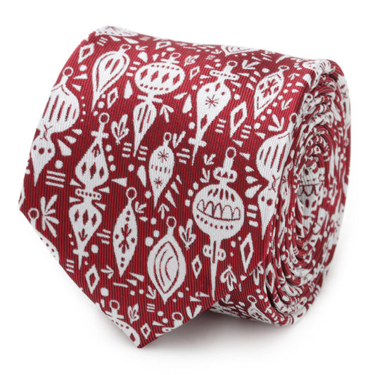 Christmas Wrap Red Men's Tie - Cufflinks.com - Flyclothing LLC