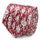 Christmas Wrap Red Men's Tie - Cufflinks.com - Flyclothing LLC