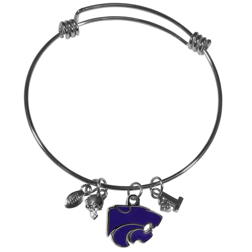 Kansas St. Wildcats Charm Bangle Bracelet - Kansas St. Wildcats - Flyclothing LLC