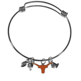 Texas Longhorns Charm Bangle Bracelet - Texas Longhorns - Flyclothing LLC