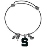 Michigan St. Spartans Charm Bangle Bracelet - Michigan St. Spartans - Flyclothing LLC