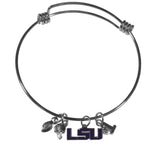 LSU Tigers Charm Bangle Bracelet - LSU Tigers - Flyclothing LLC