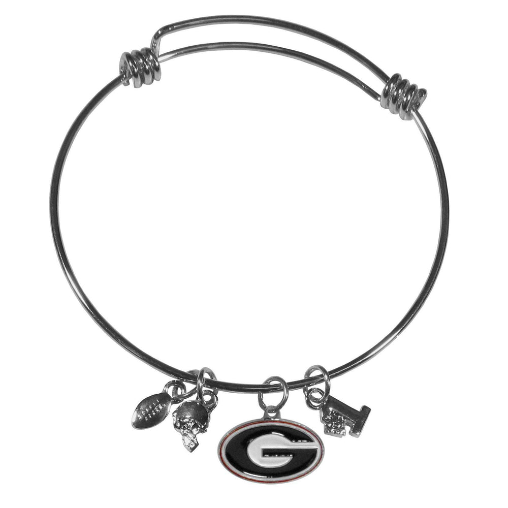 Georgia Bulldogs Charm Bangle Bracelet - Georgia Bulldogs - Flyclothing LLC