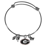 Georgia Bulldogs Charm Bangle Bracelet - Georgia Bulldogs - Flyclothing LLC