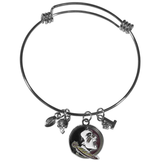 Florida St. Seminoles Charm Bangle Bracelet - Florida St. Seminoles - Flyclothing LLC