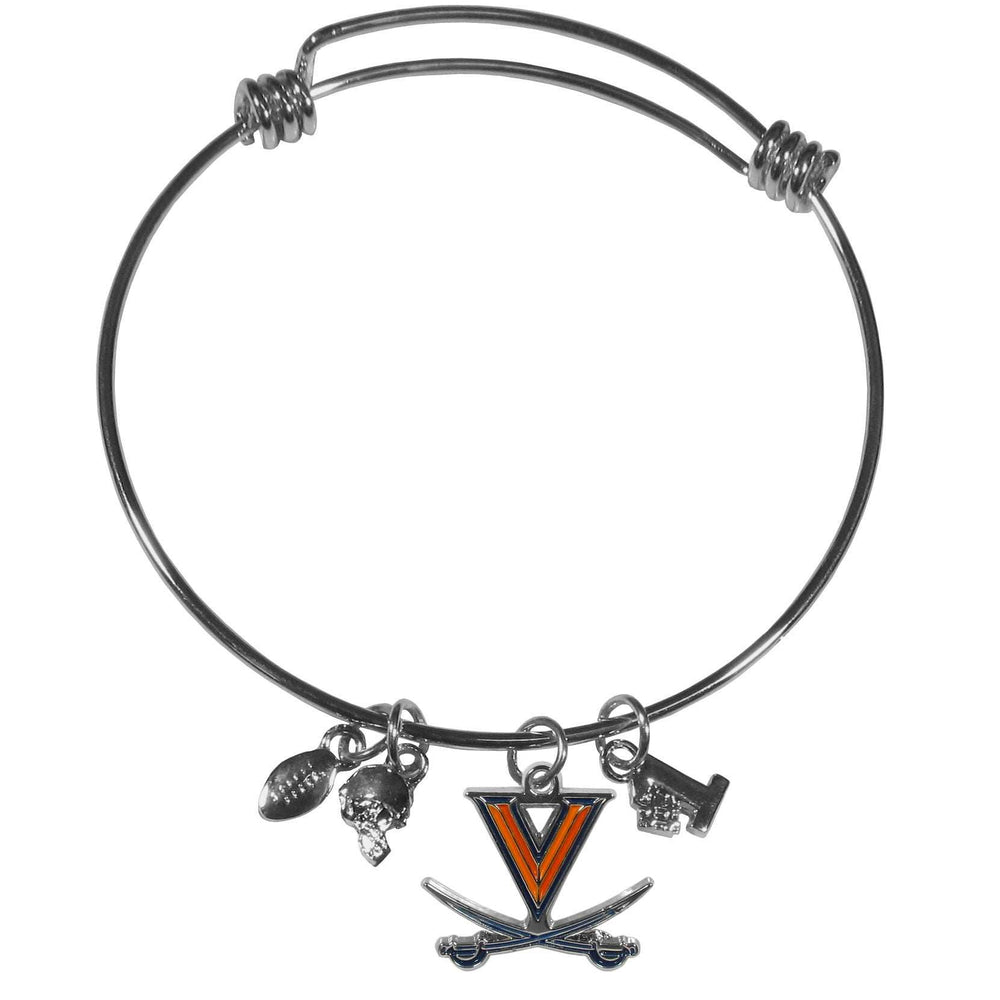 Virginia Cavaliers Charm Bangle Bracelet - Virginia Cavaliers - Flyclothing LLC