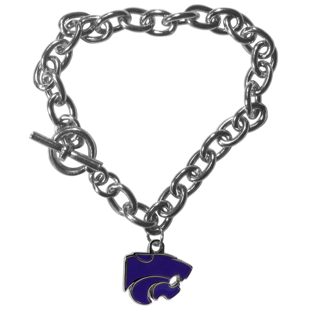 Kansas St. Wildcats Charm Chain Bracelet - Kansas St. Wildcats - Flyclothing LLC