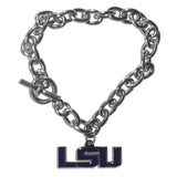 LSU Tigers Charm Chain Bracelet - LSU Tigers - Flyclothing LLC