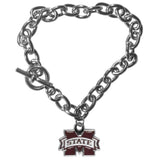 Mississippi St. Bulldogs Charm Chain Bracelet - Mississippi St. Bulldogs - Flyclothing LLC