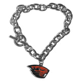 Oregon St. Beavers Charm Chain Bracelet - Oregon St. Beavers - Flyclothing LLC