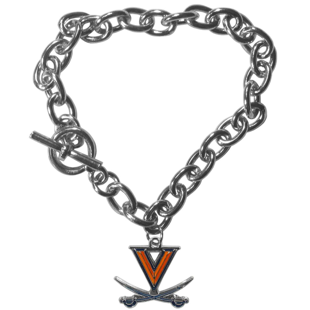 Virginia Cavaliers Charm Chain Bracelet - Virginia Cavaliers - Flyclothing LLC