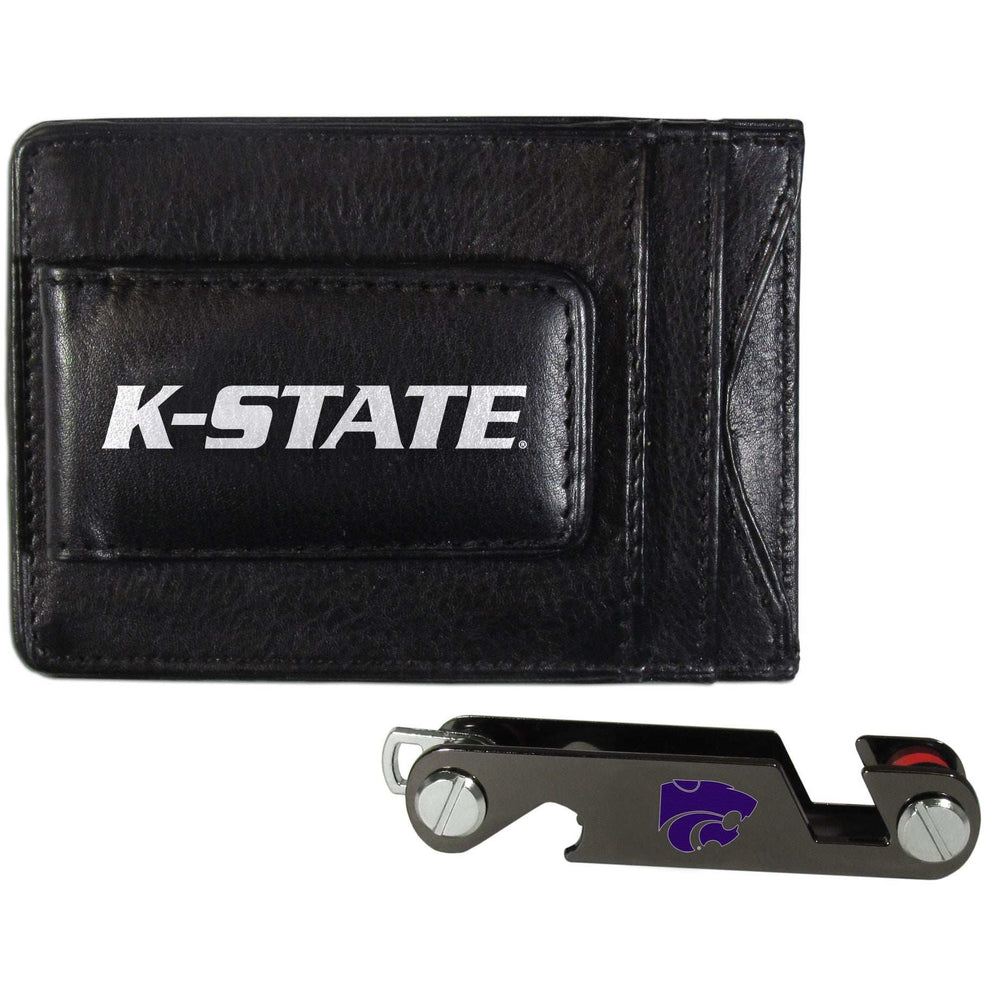 Kansas St. Wildcats Leather Cash & Cardholder & Key Organizer - Kansas St. Wildcats - Flyclothing LLC