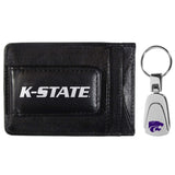 Kansas St. Wildcats Leather Cash & Cardholder & Steel Key Chain - Kansas St. Wildcats - Flyclothing LLC