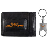Texas Longhorns Leather Cash & Cardholder & Valet Key Chain - Texas Longhorns - Flyclothing LLC