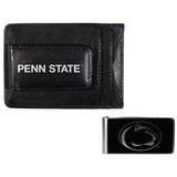 Penn St. Nittany Lions Leather Cash & Cardholder & Black Money Clip - Penn St. Nittany Lions - Flyclothing LLC
