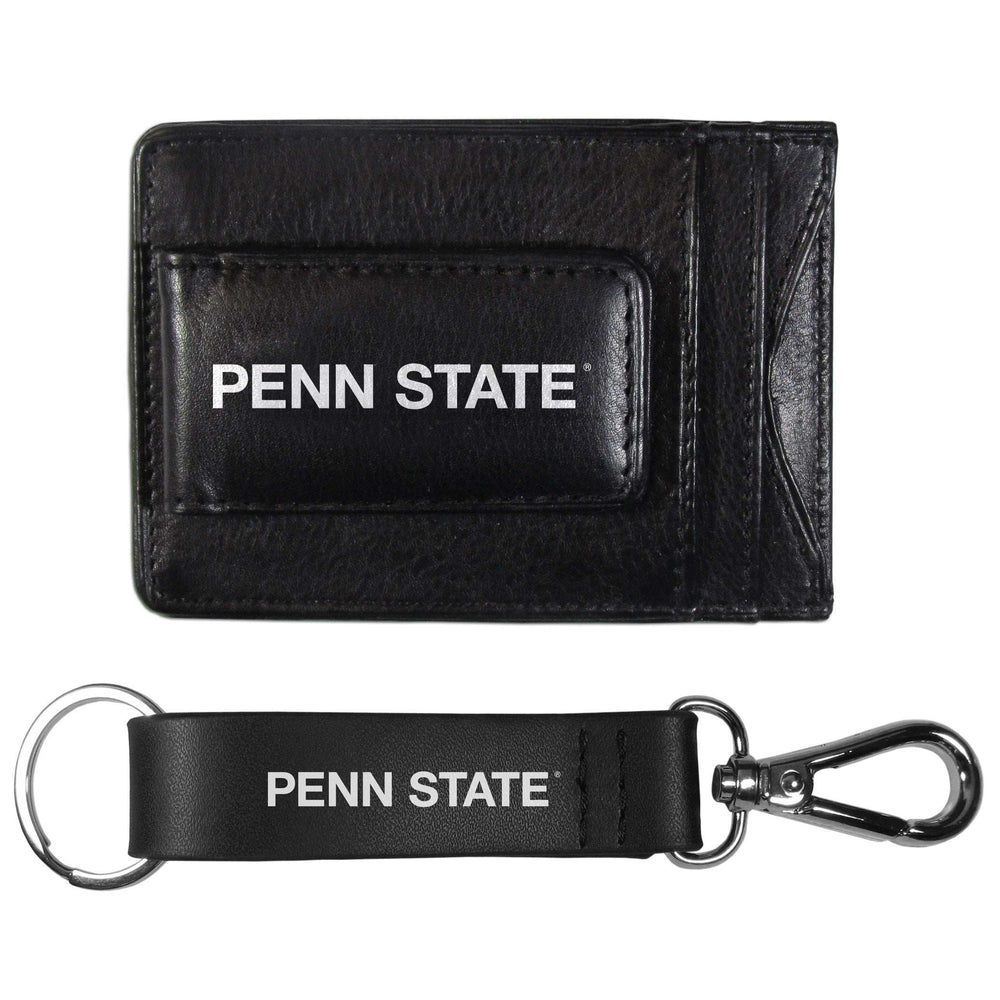 Penn St. Nittany Lions Leather Cash & Cardholder & Strap Key Chain - Penn St. Nittany Lions - Flyclothing LLC